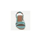Nia Heeled Sandals - Peacock Green