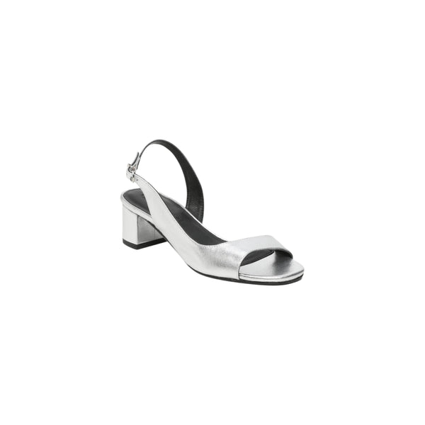 Nonnie Heeled Sandals - Silver