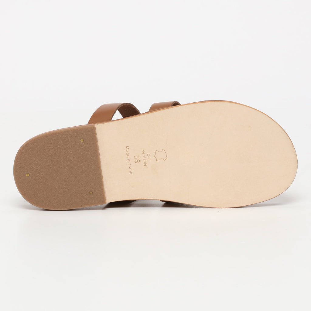 Sandalias - Hibisco - Camel