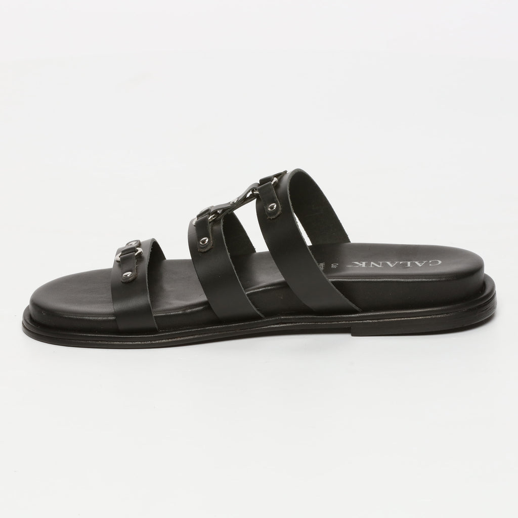 Mules Hibisco - Negro