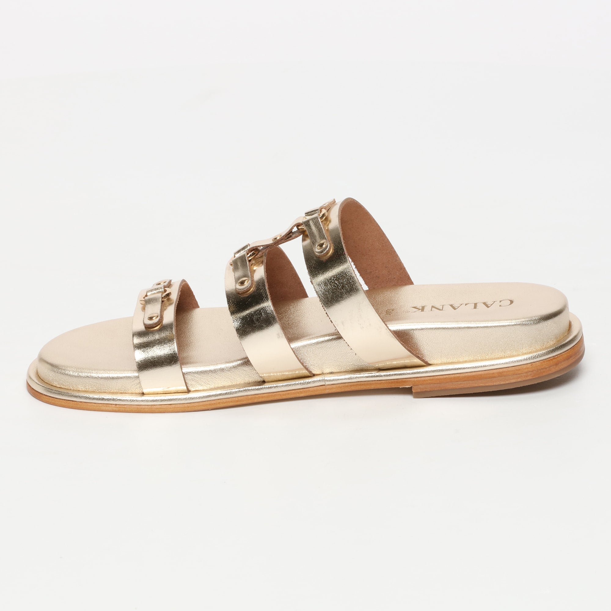 Hibisco Mules - Gold