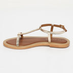 Sandales Taliana - Croco Or Clair