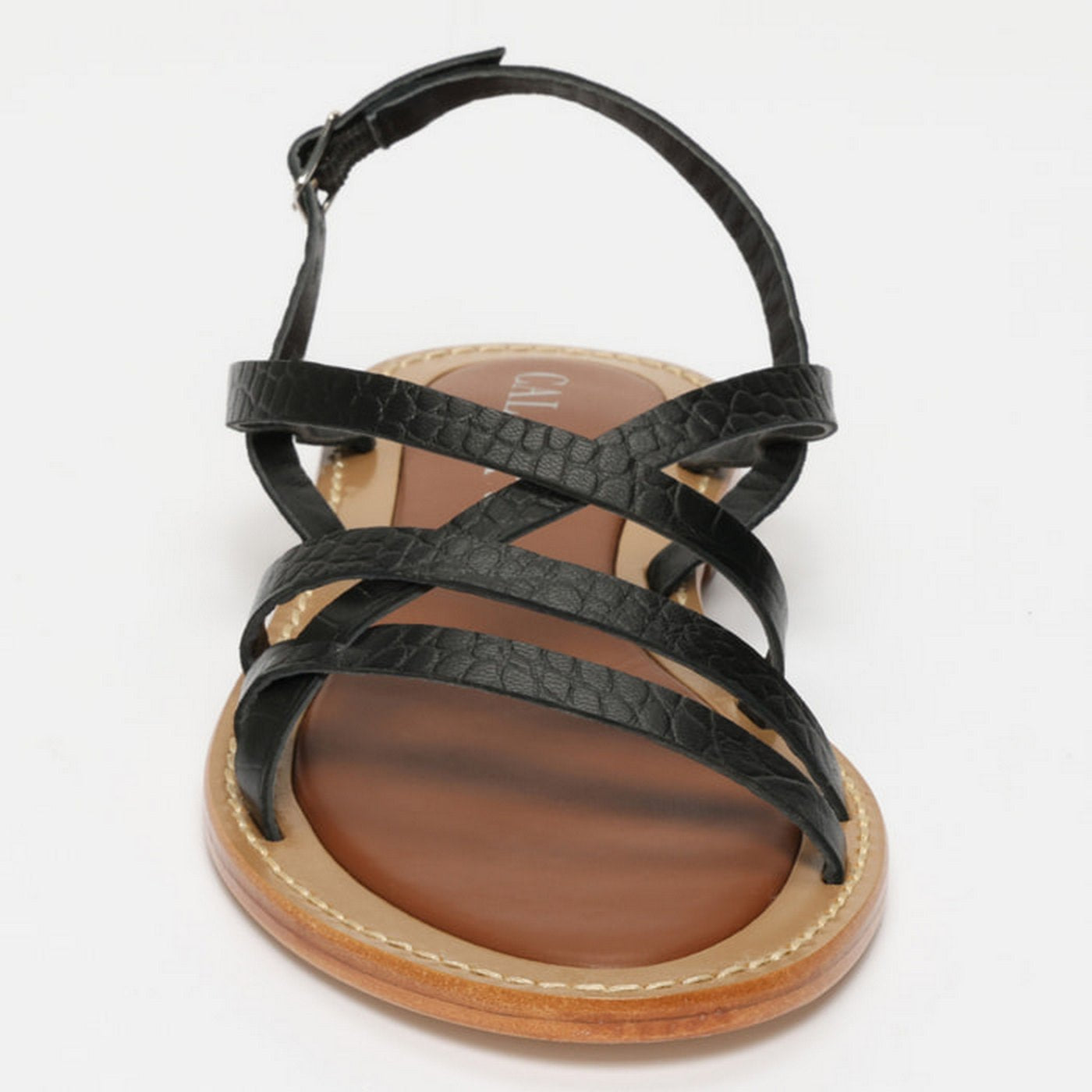 Sandales Diva - Croco Noir