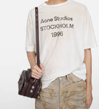 Acne Studios - T-Shirt Sprayed Logo – Blanc