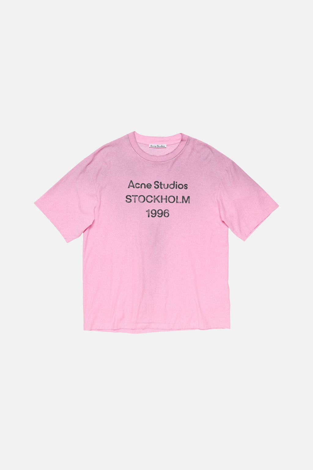 Acne Studios - T-Shirt Sprayed Logo – Rose Bonbon
