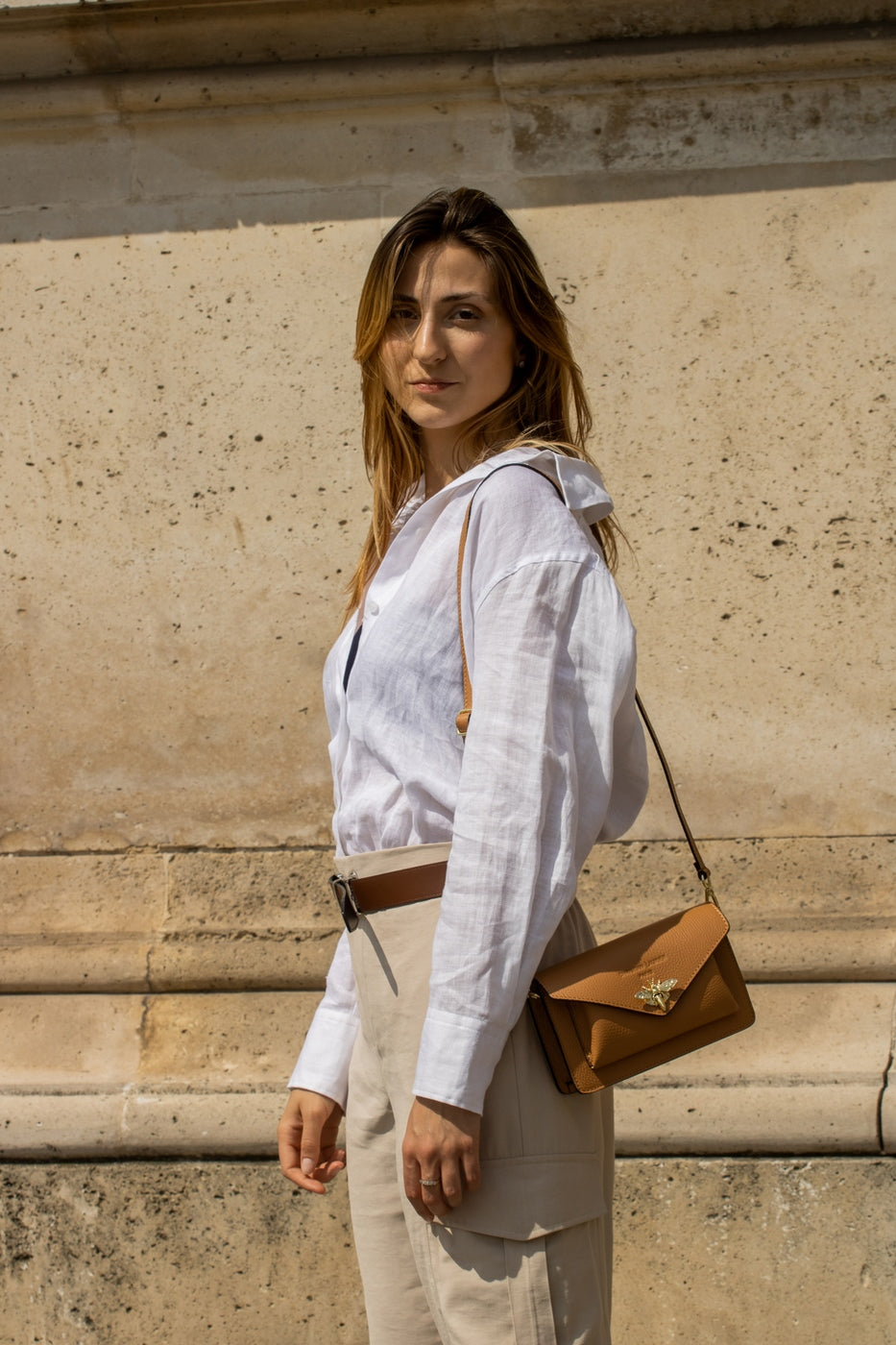 Roxane Shoulder Bag - Camel