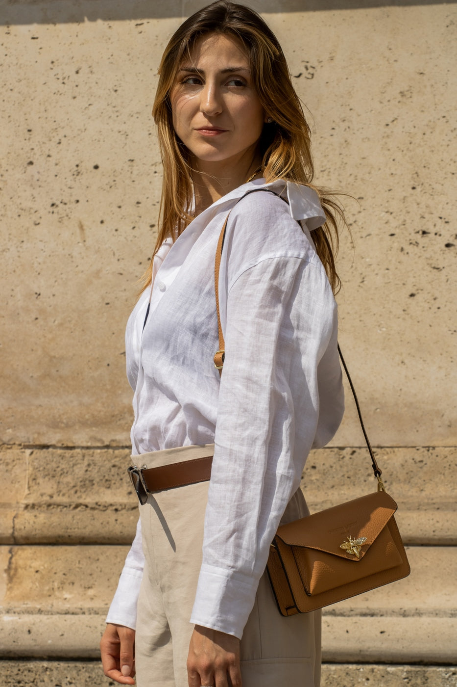 Roxane Shoulder Bag - Camel