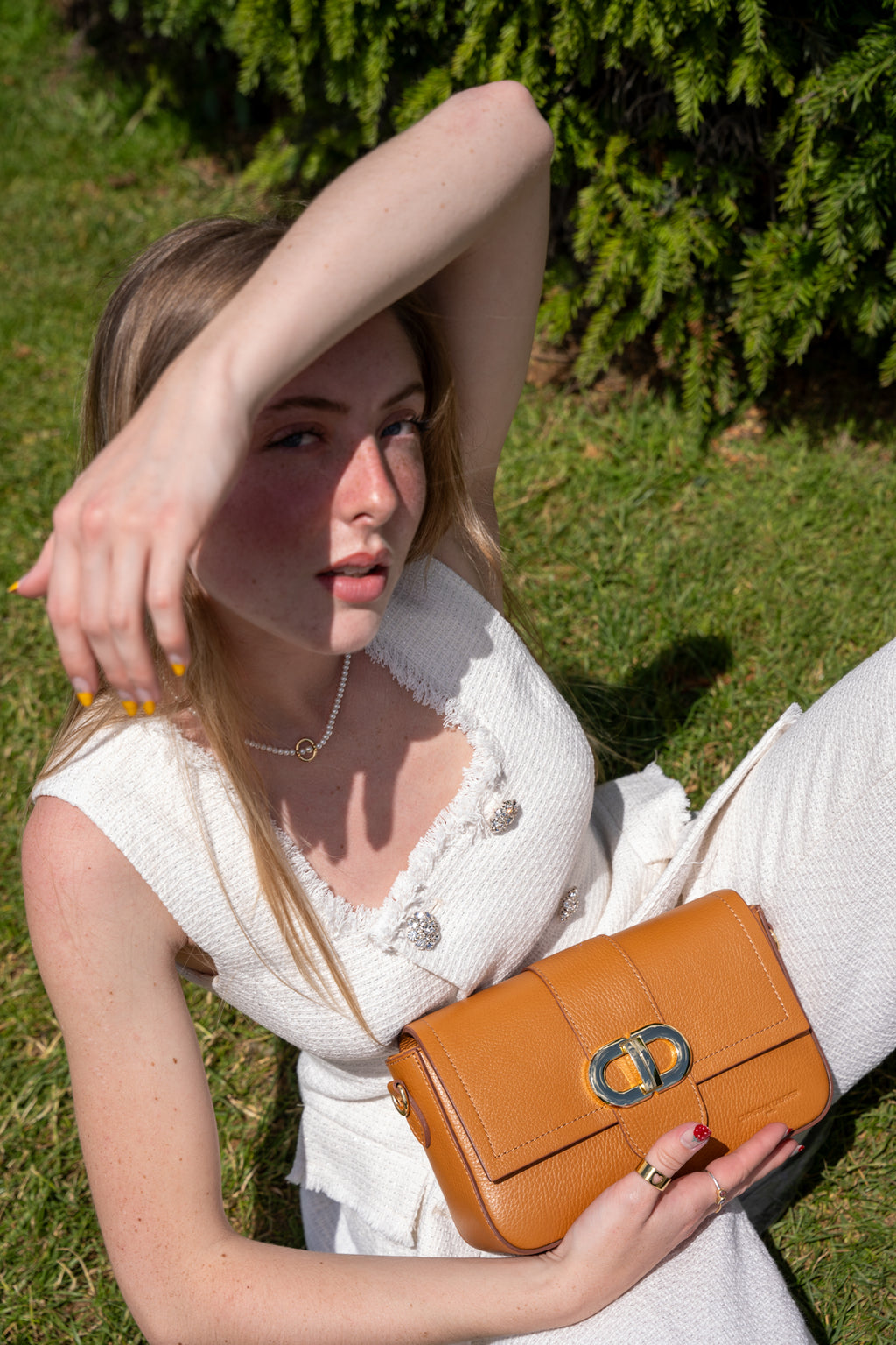 Aria Shoulder Bag - Camel