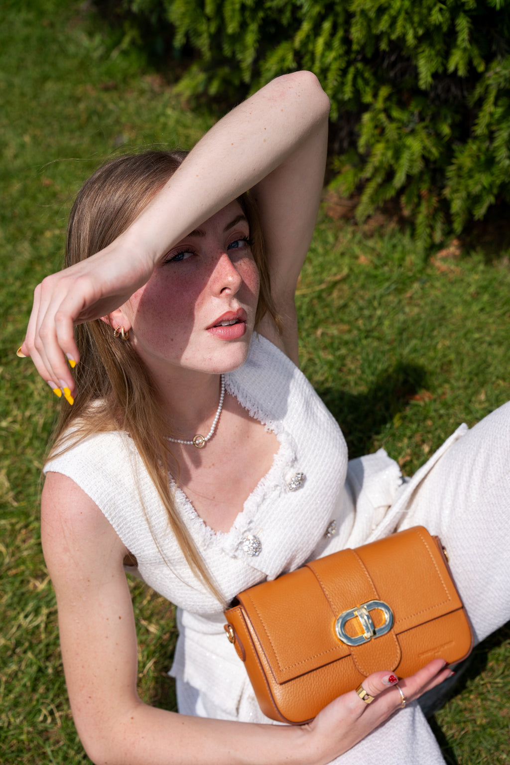 Aria Shoulder Bag - Camel