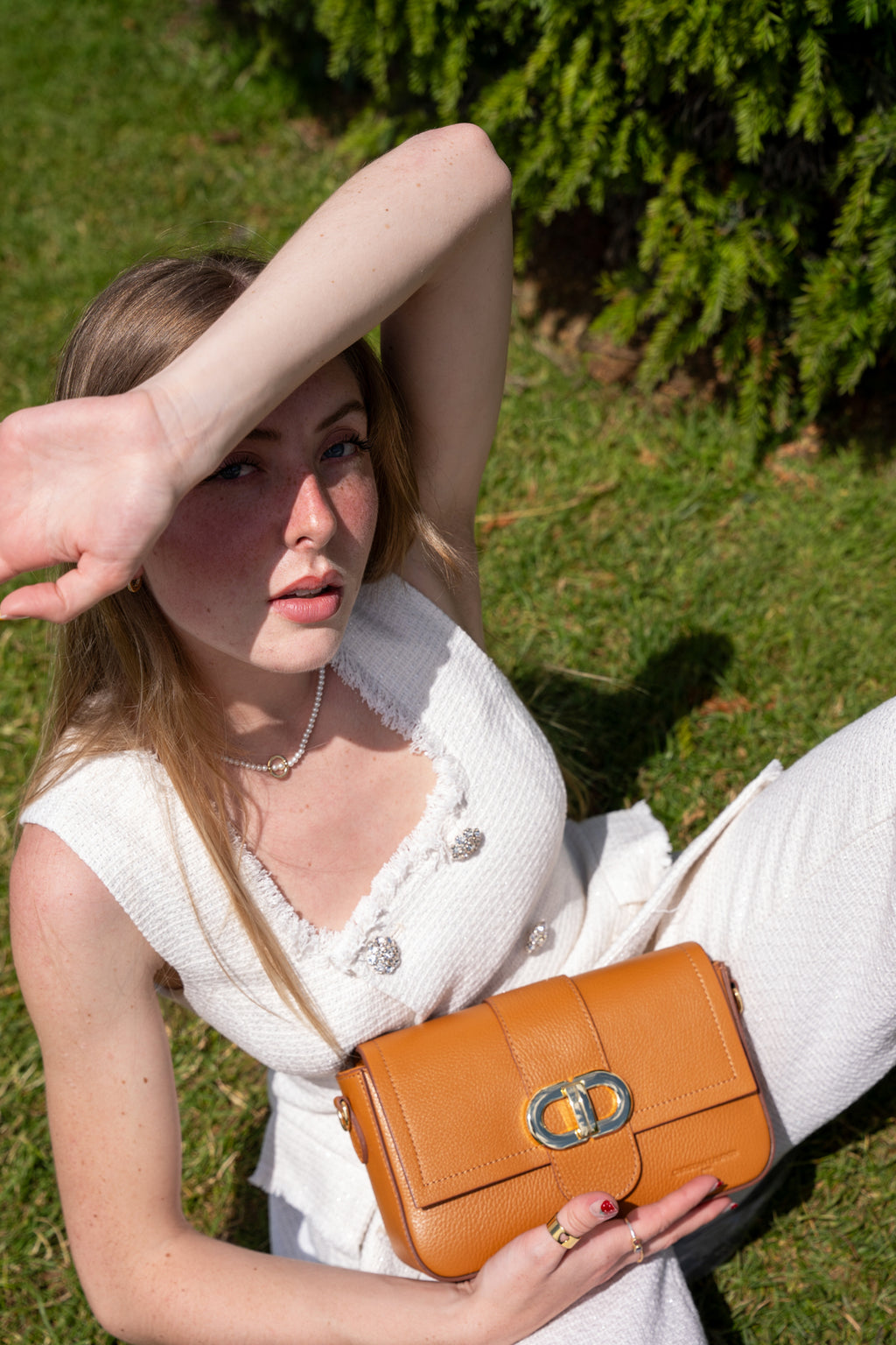 Aria Shoulder Bag - Camel