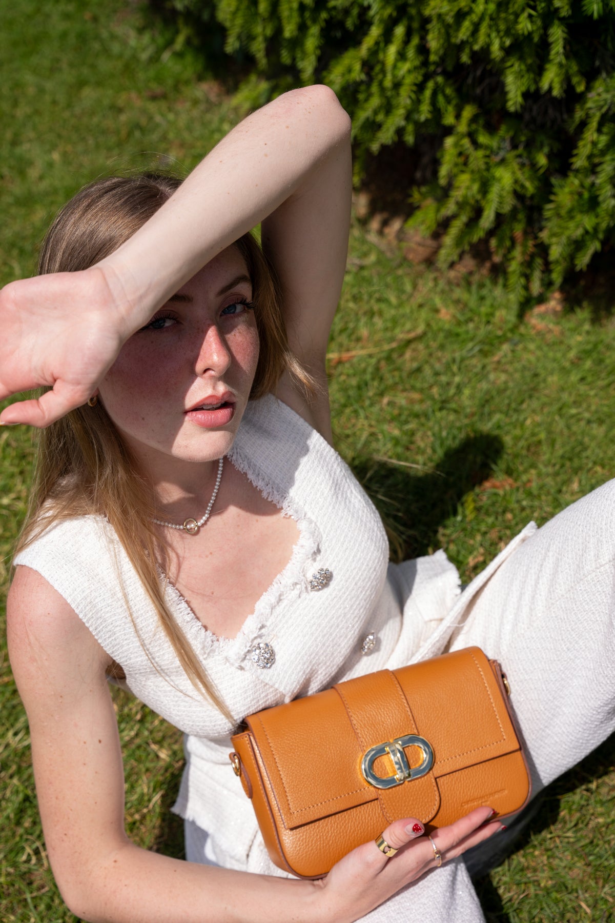 Aria Shoulder Bag - Camel