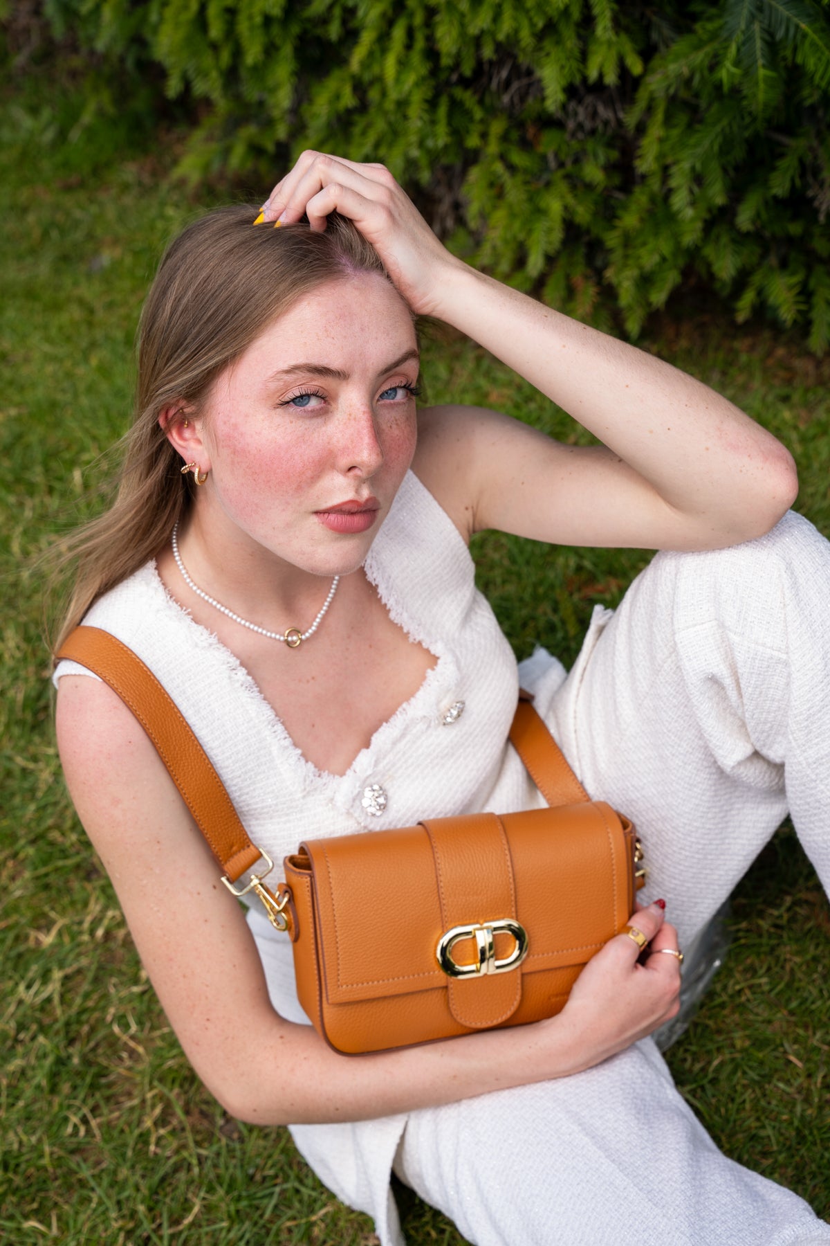 Aria Shoulder Bag - Camel