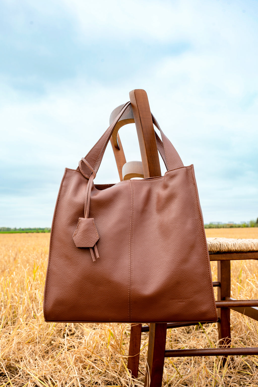 Bolso De Mano Maxi Agathe - Chocolate