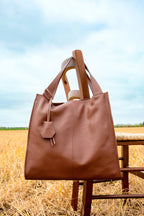 Bolso De Mano Maxi Agathe - Chocolate