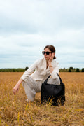 Maxi Agathe Handbag - Black
