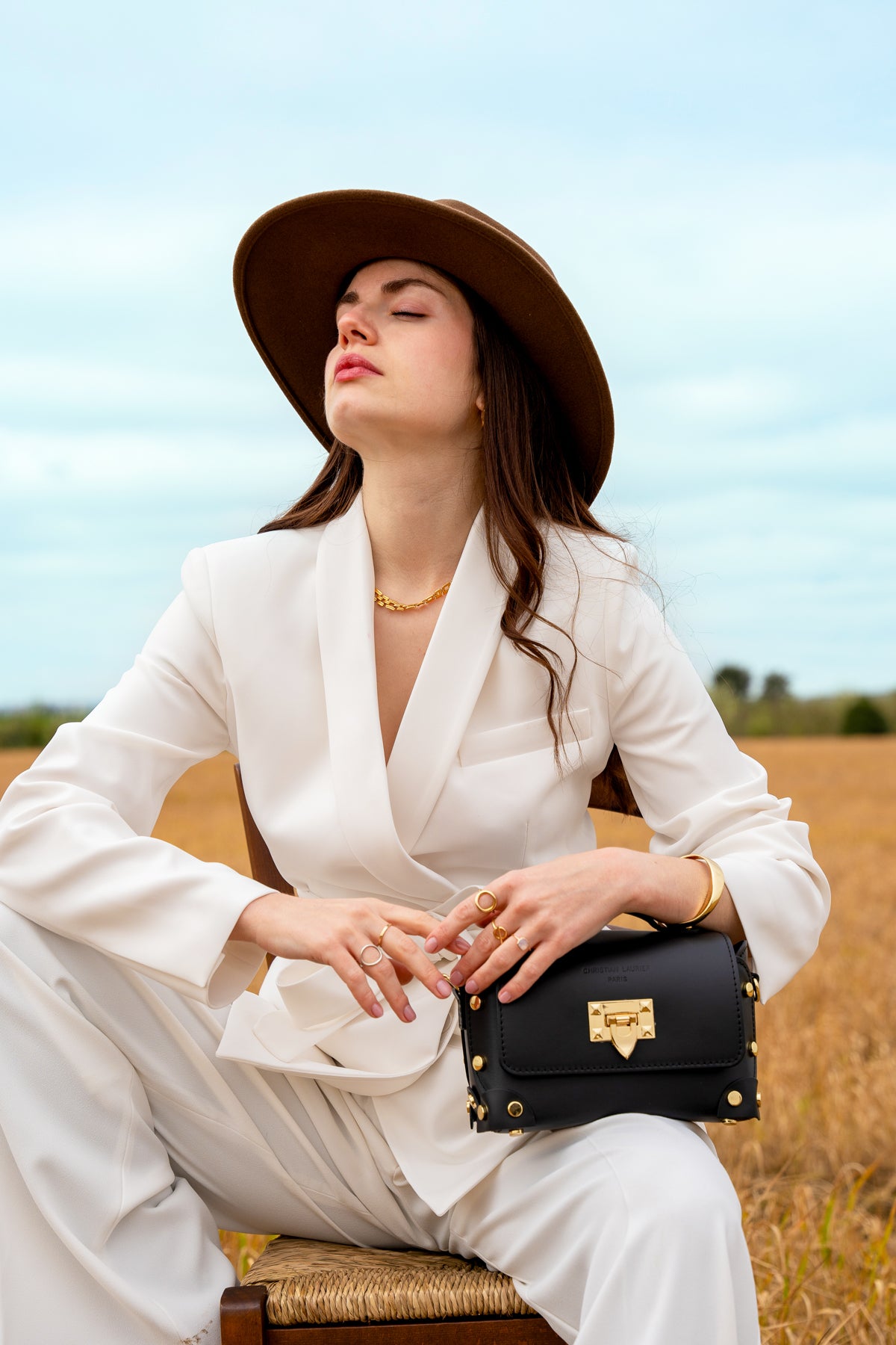 Mila Shoulder Bag - Black
