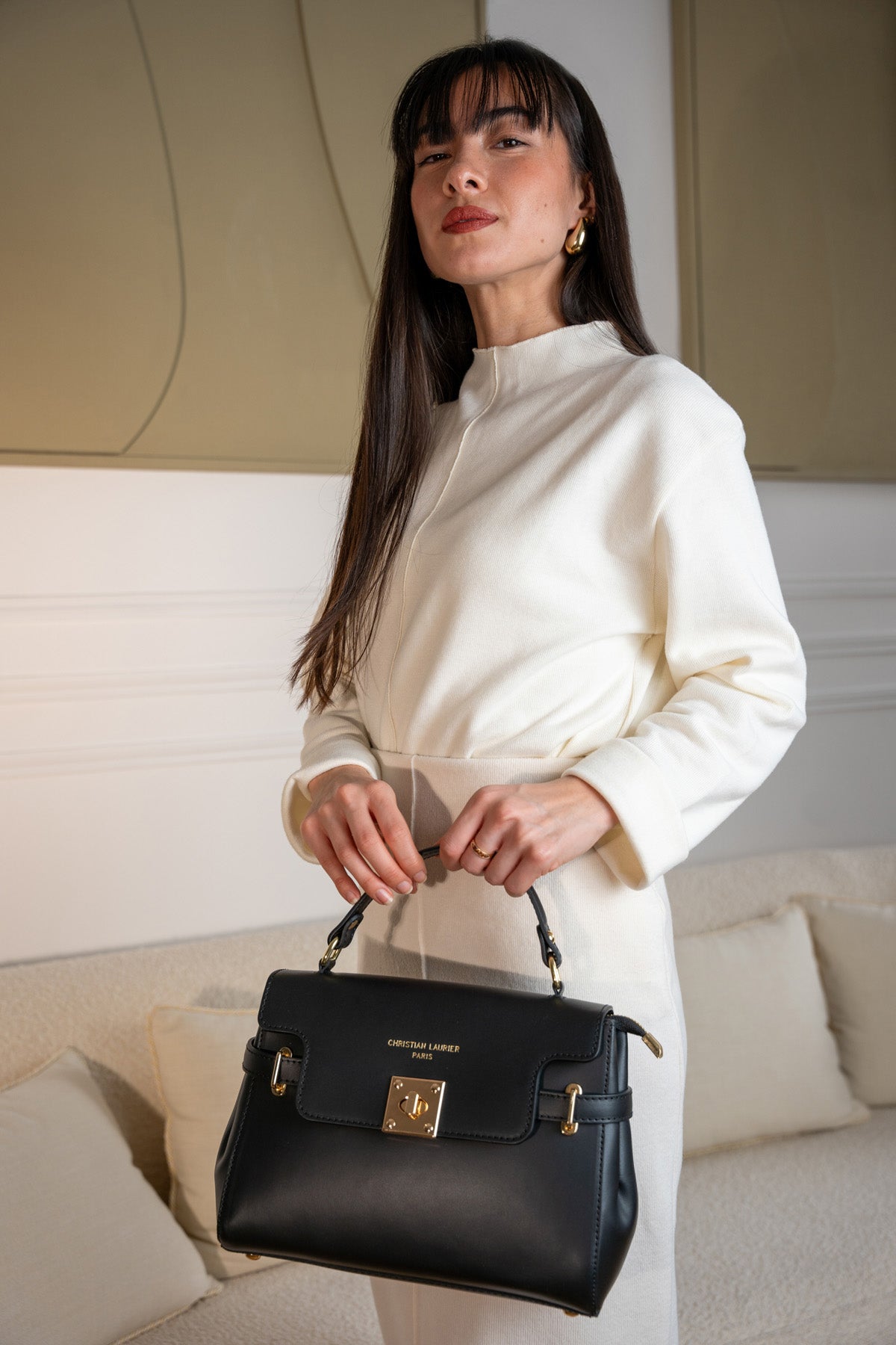 Borsa a Mano Swang - Nera