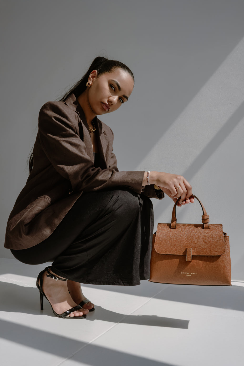 Ciara Crossbody Bag - Camel