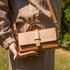 Sac À Bandoulière Claude - Camel Clair