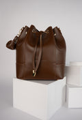 Liora Bucket Bag - Brown