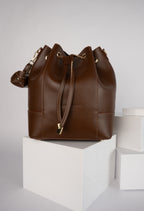 Liora Bucket Bag - Brown