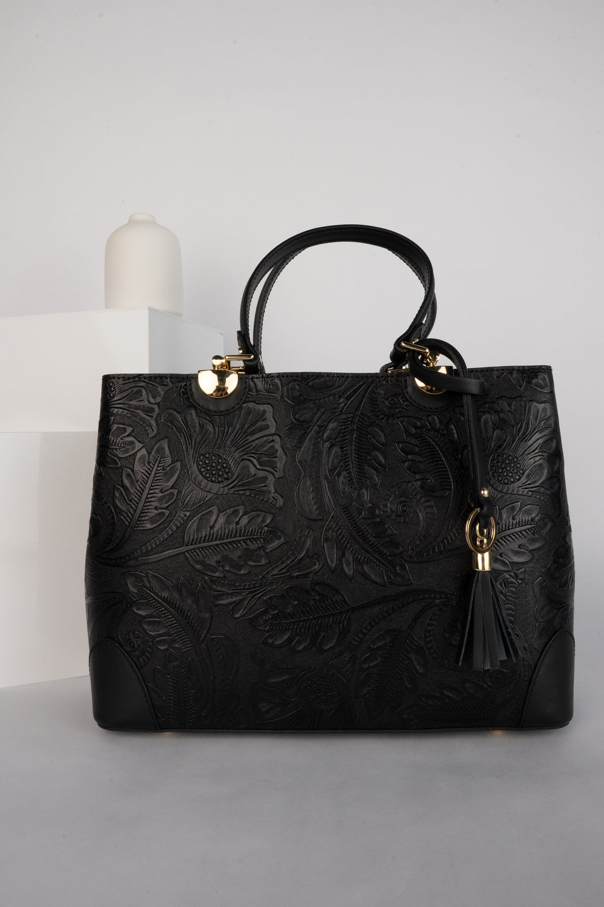 Bolso de Mano Lyra - Negro
