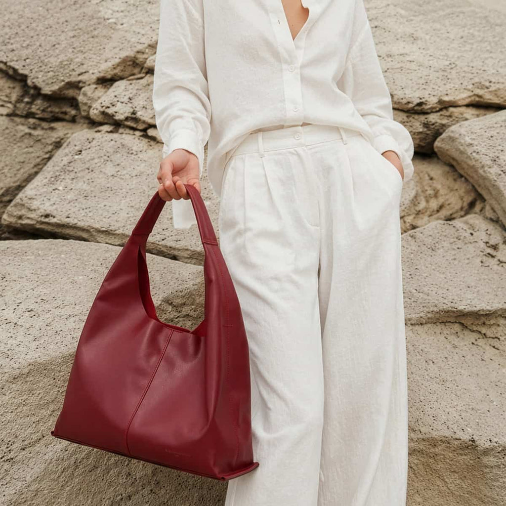 Bolso Bandolera Azia - Burdeos