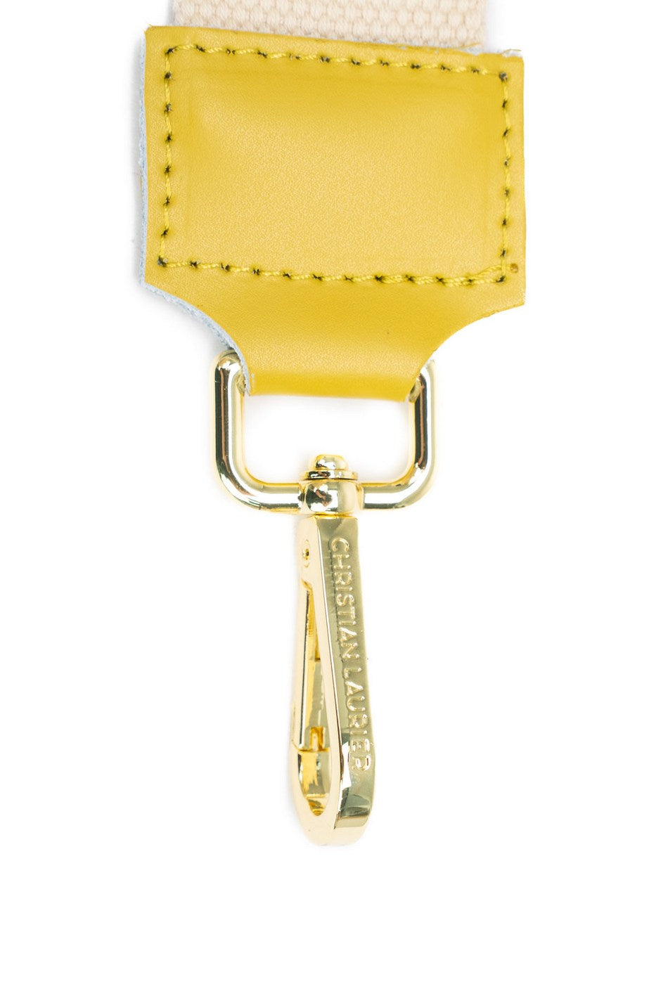 Bolso Bandolera Capri - Blanco Roto / Amarillo