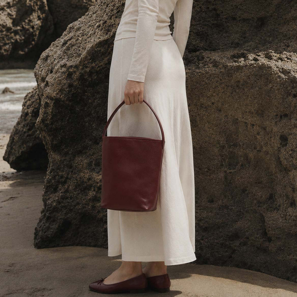 Bolso de Hombro Dunya - Burdeos