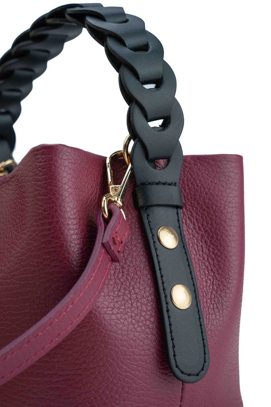 Sac À Main Kaia - Prune/Noir