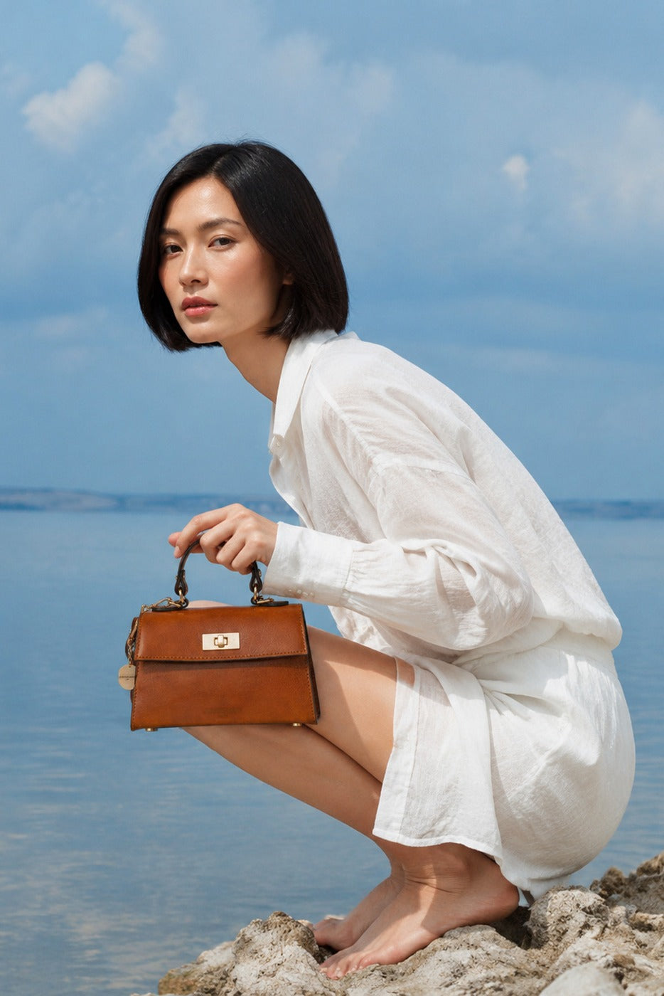 Malia Handbag - Cognac