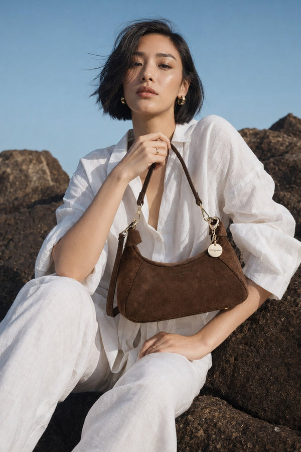 Sac Porte Epaule River - Moka