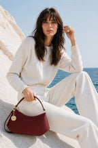 Bolso de Mano Rory - Rojo Oscuro