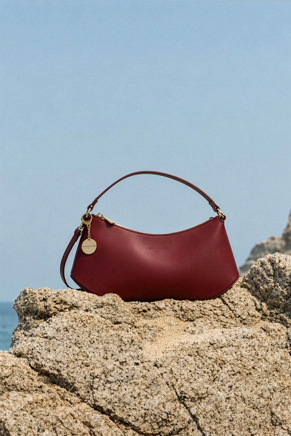 Bolso de Mano Rory - Rojo Oscuro