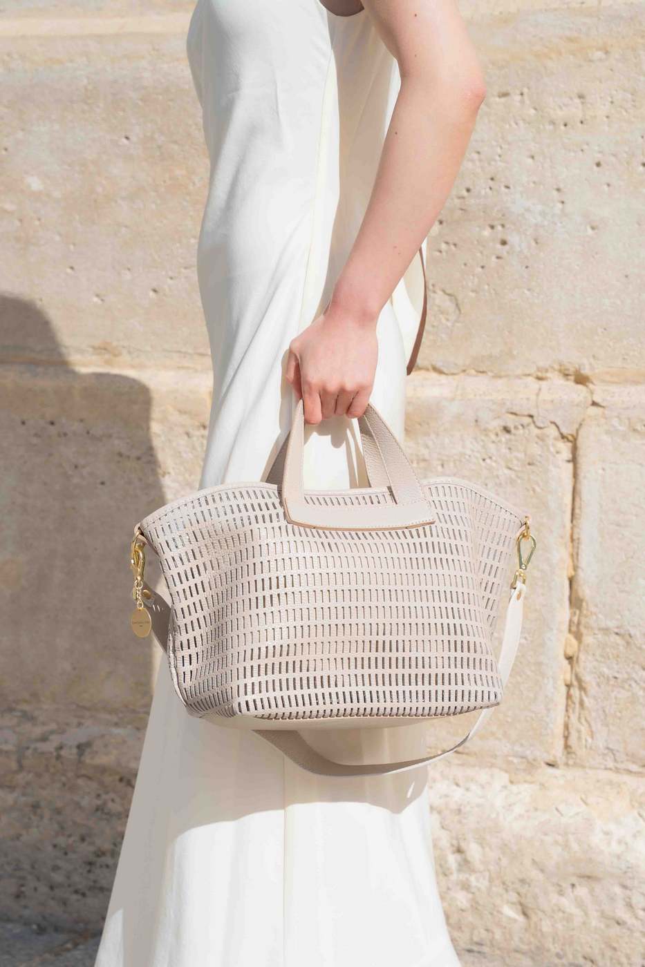 Bolso Bandolera Soleil - Gris Claro