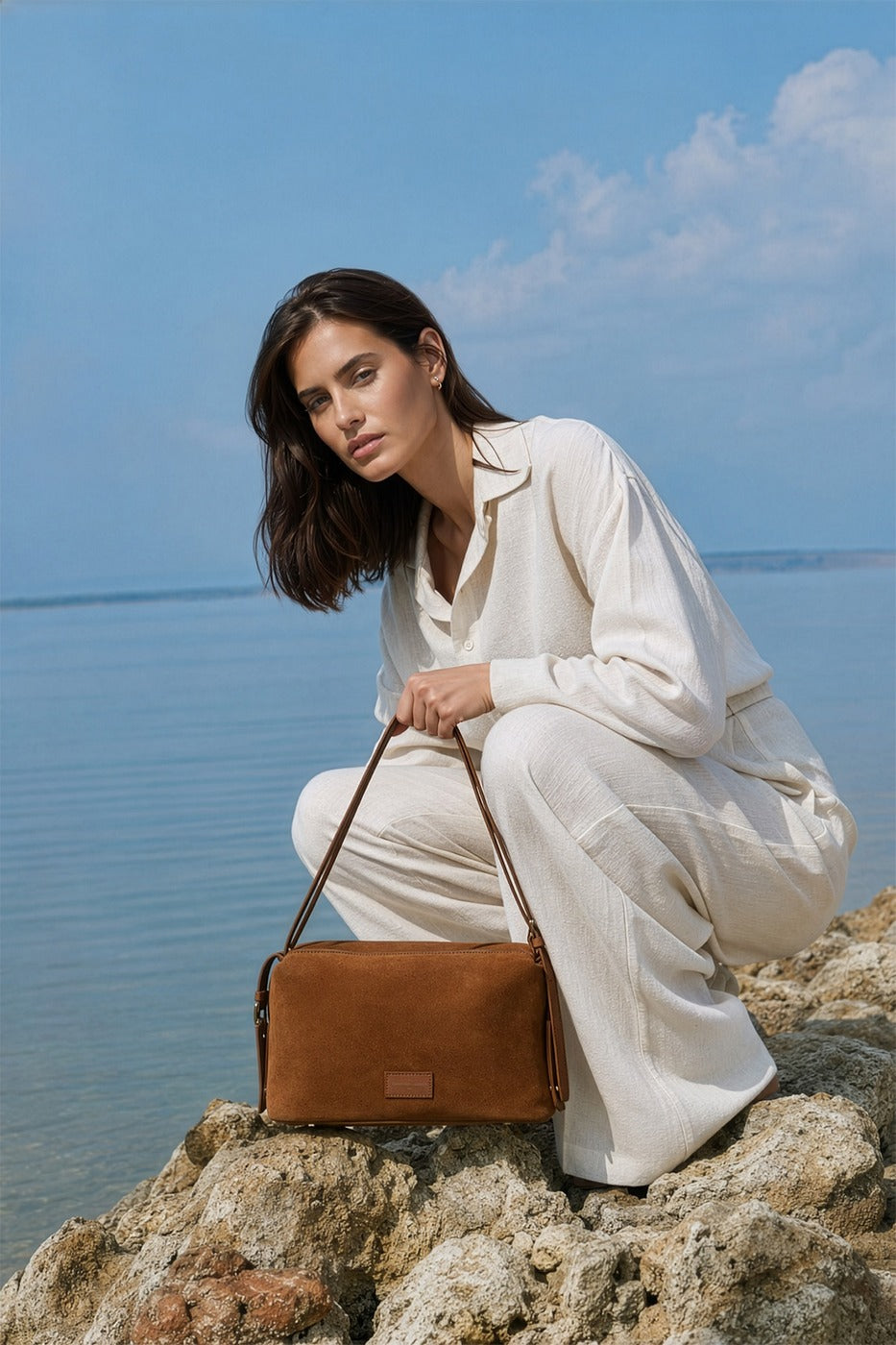 Yrah Crossbody Bag - Camel