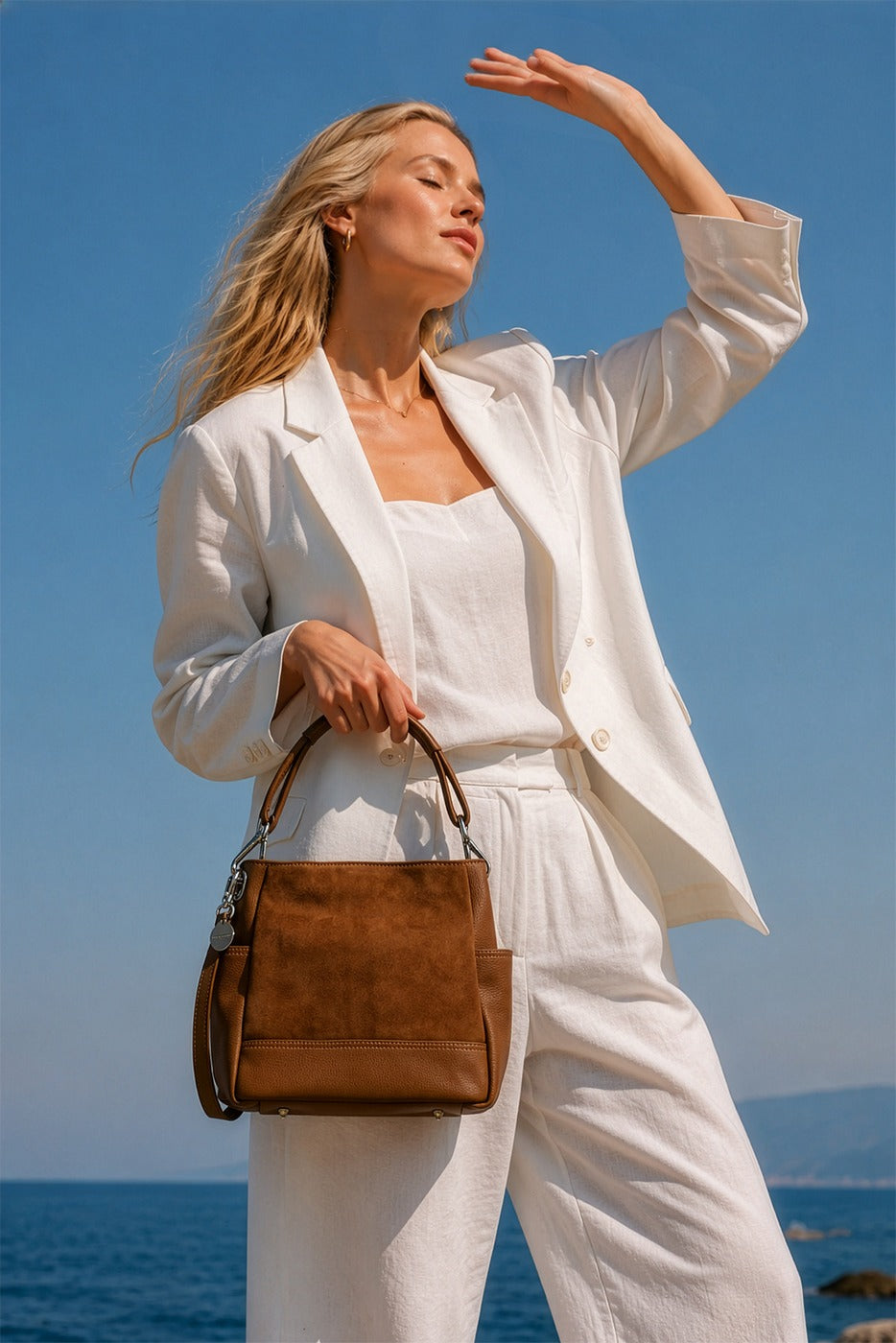 Bolso de Mano Zuri - Camel