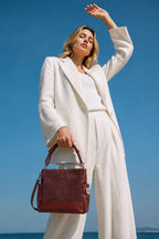 Zuri Handbag - Bordeaux