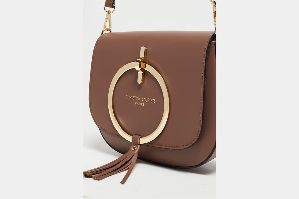 Audrey Crossbody Bag - Taupe