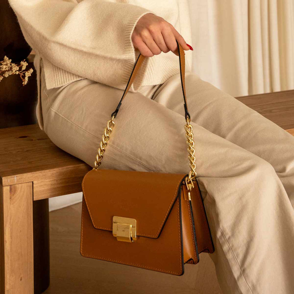 Ava Crossbody Bag - Camel