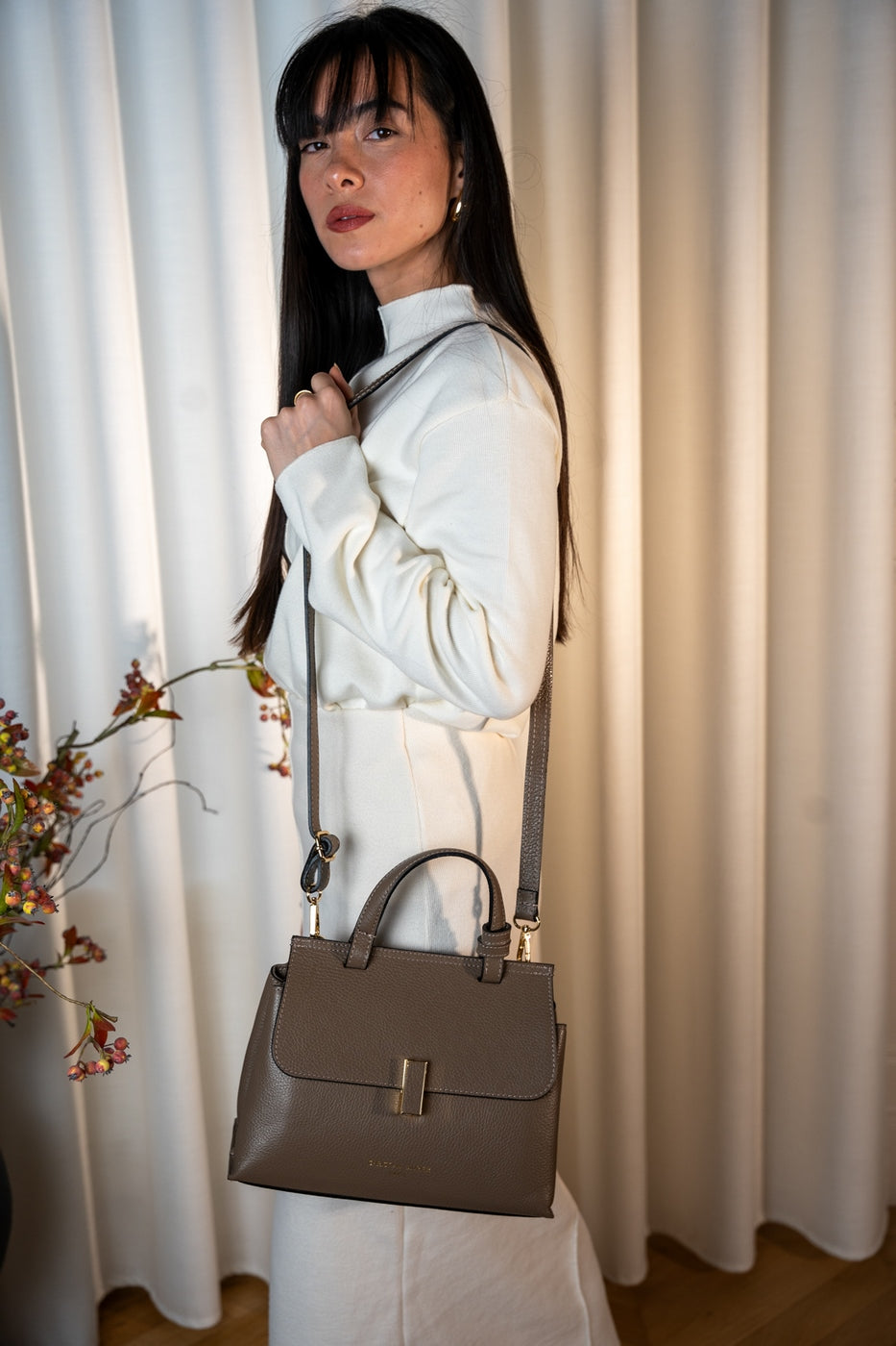 Ciara Crossbody Bag - Taupe