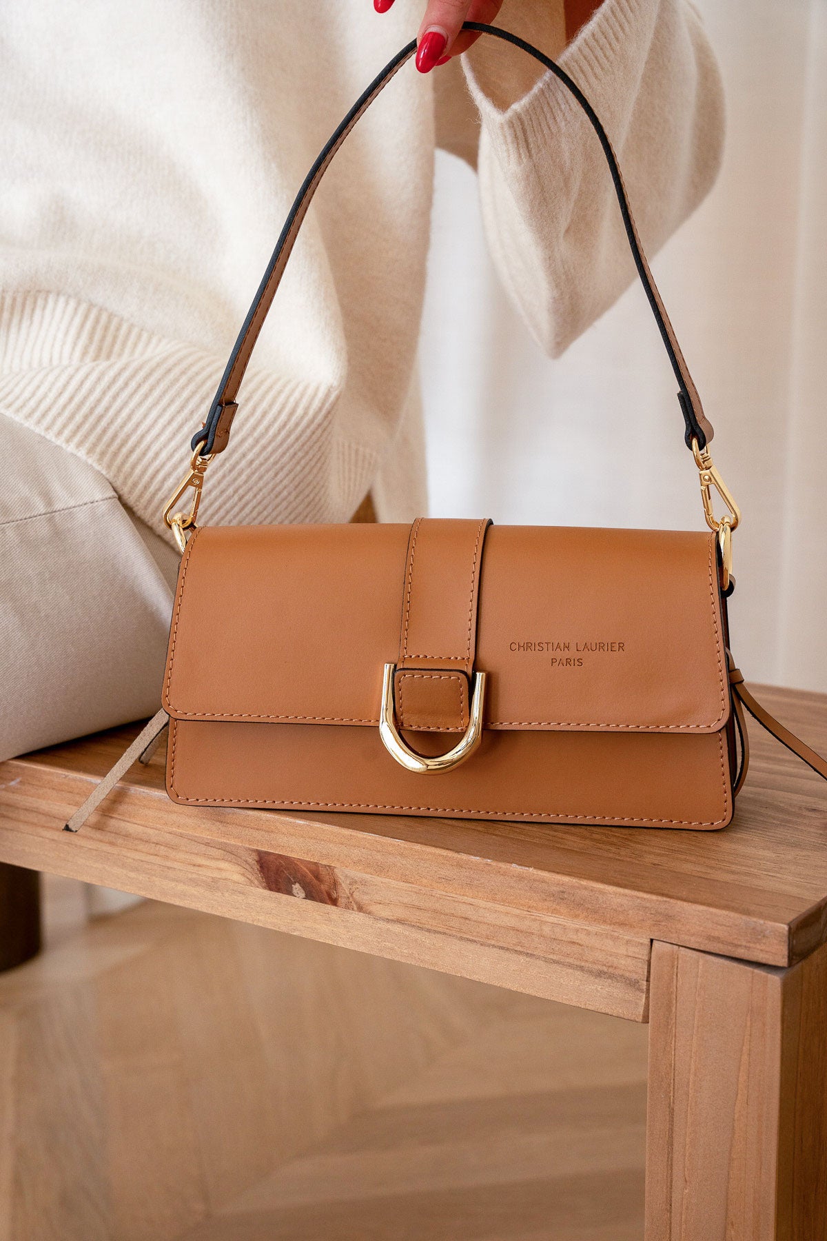 Sac Porté Épaule Hazel - Camel