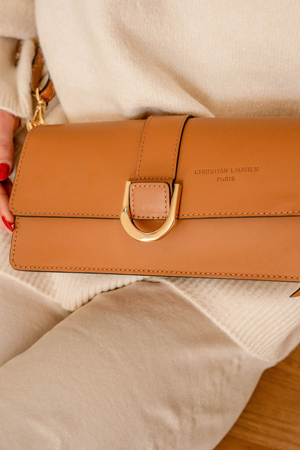 Sac Porté Épaule Hazel - Camel