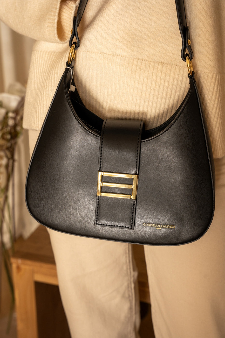 Bolso de hombro Inaya - Negro