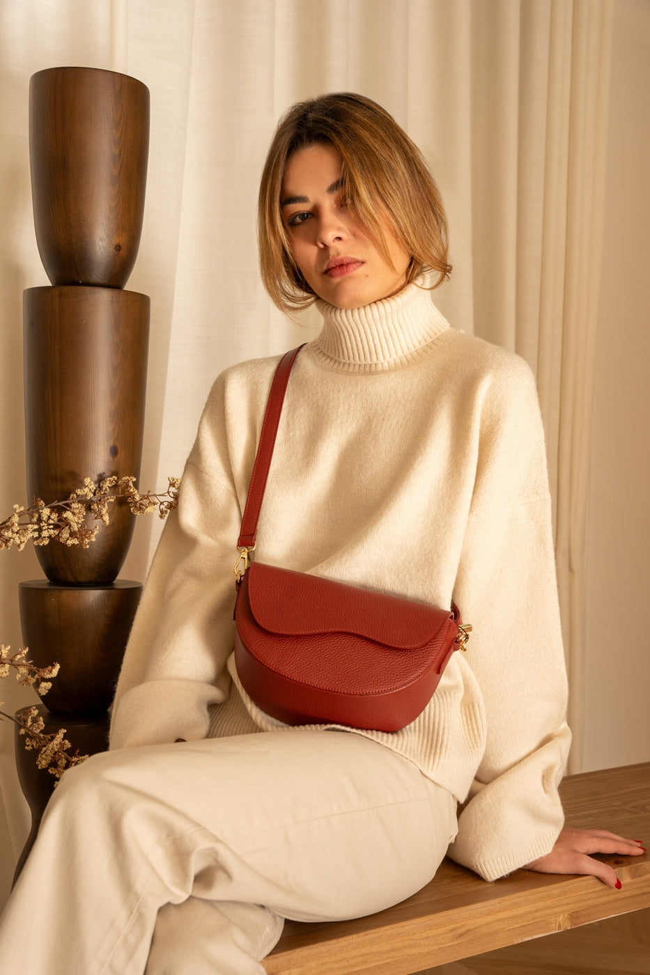 Sac À Bandoulière Loewe - Rouge Brique