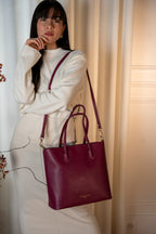 Mary Handbag - Burgundy