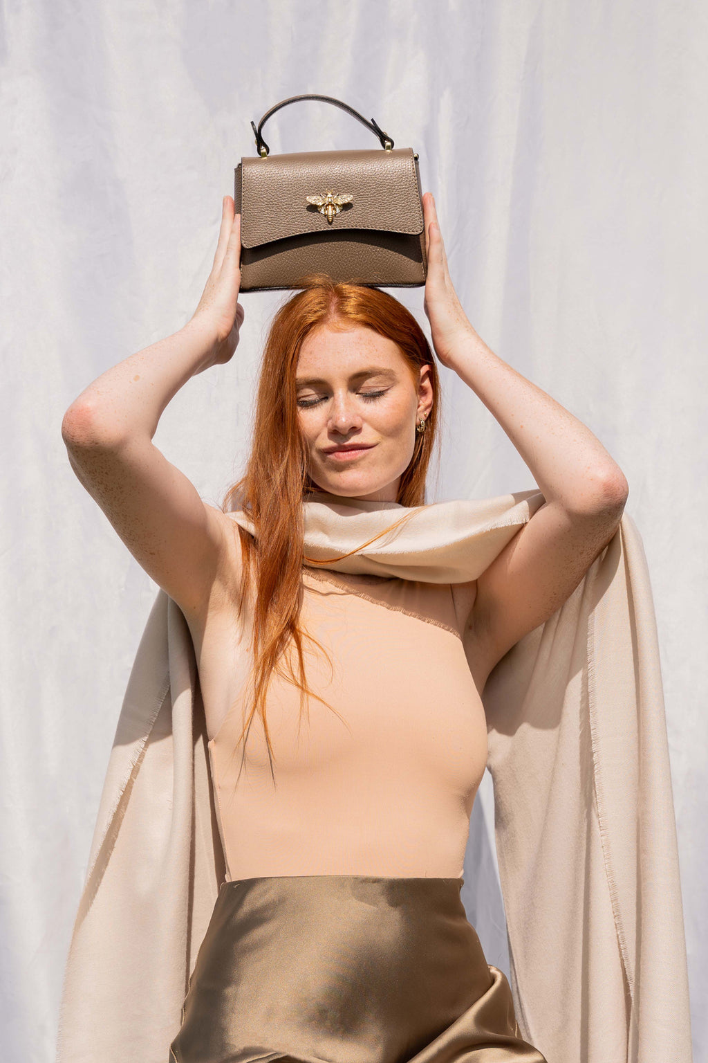 Bolso De Mano Mathilde - Taupe