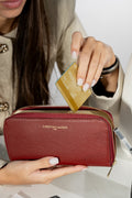 Hania Wallet - Dark Red