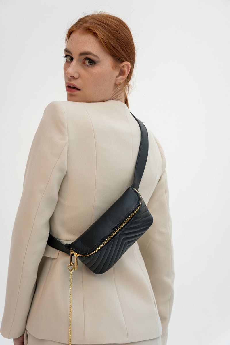 Manel Belt Bag - Black