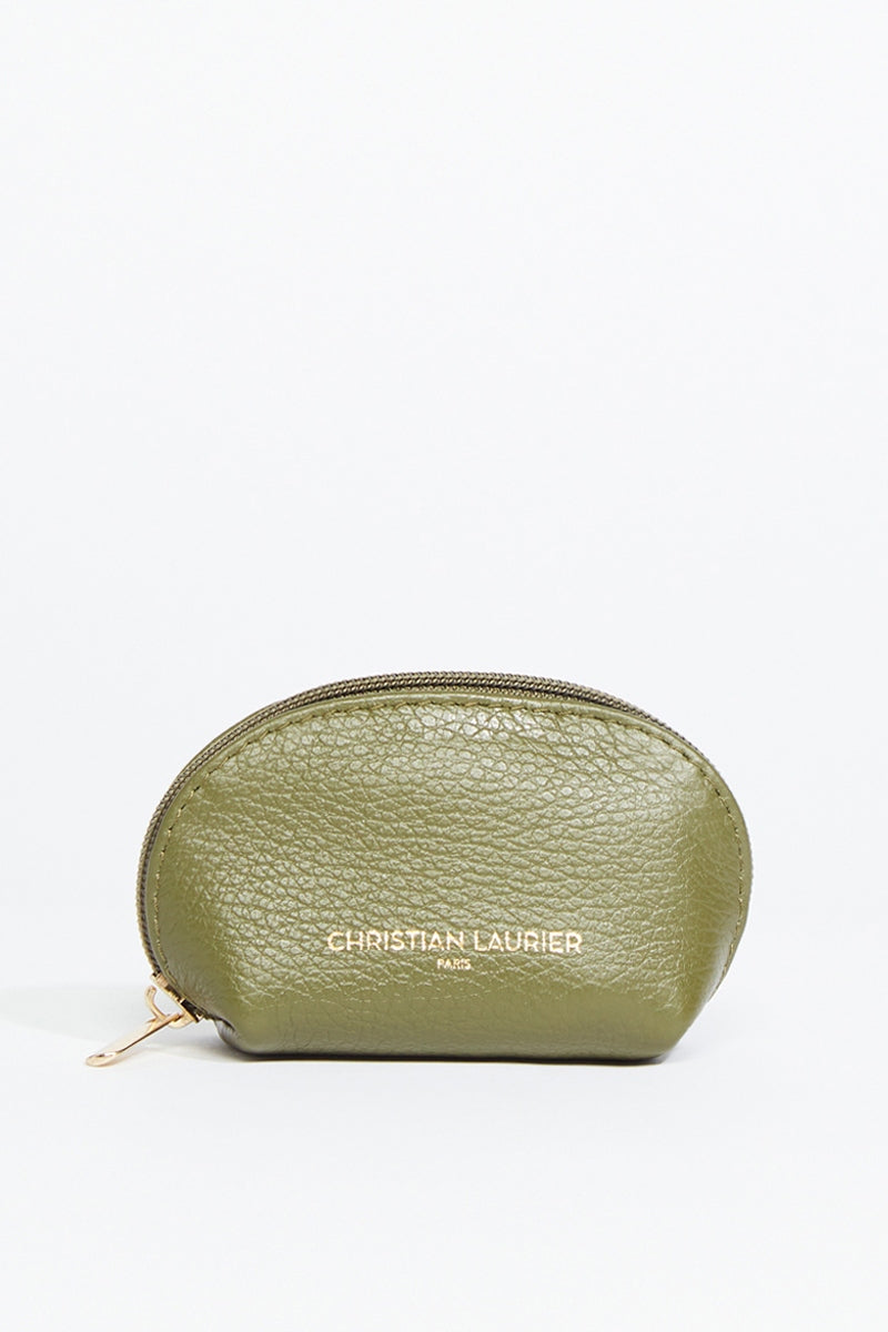 Monedero Nika Croco - Verde Oliva